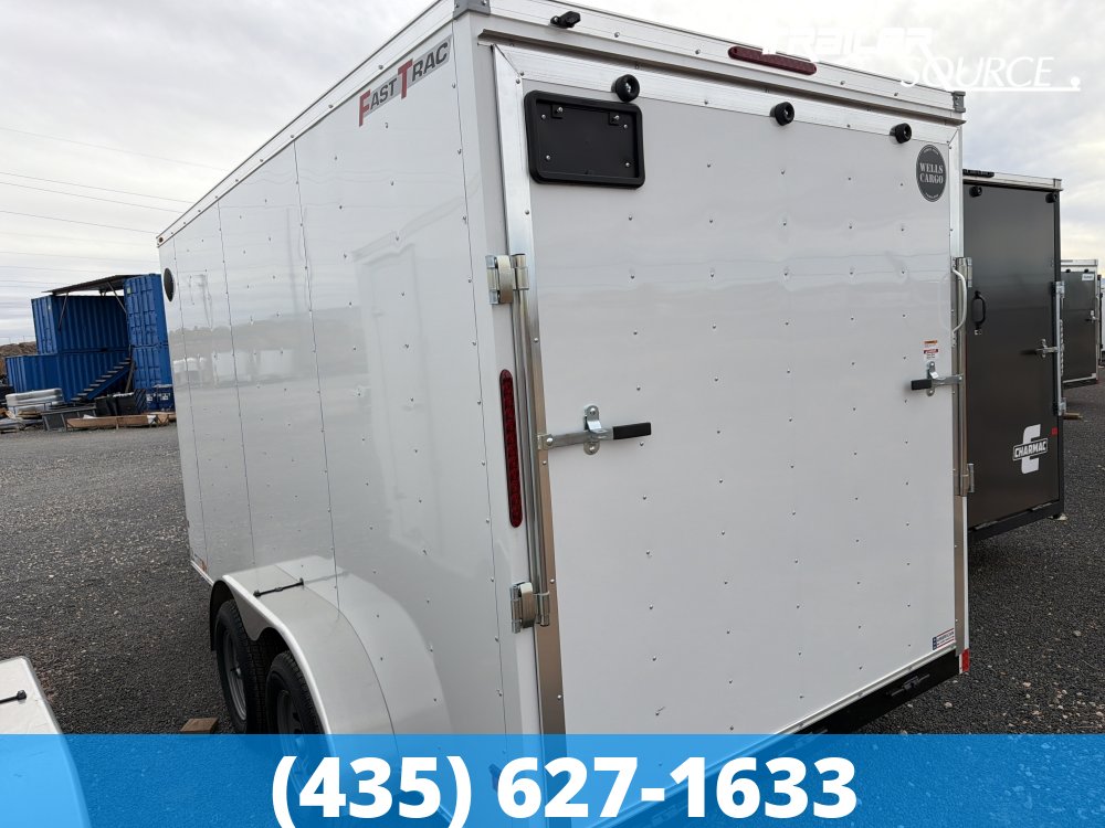 7x14 Wells Cargo FastTrac 7'0" Interior 7K Tandem Axle Enclosed Cargo