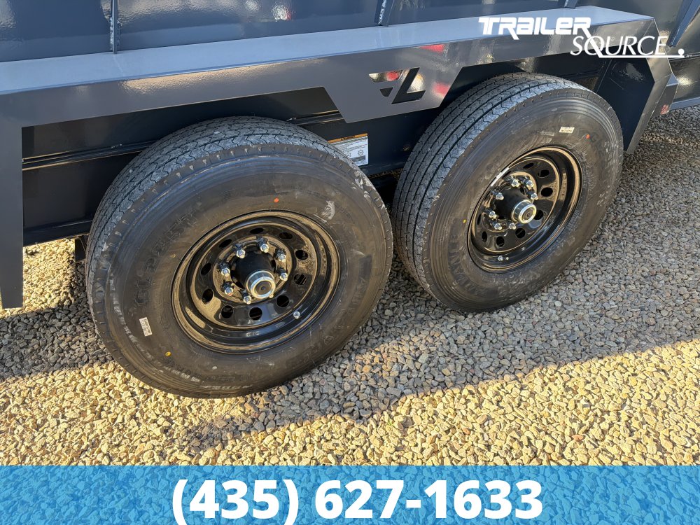 7x14 Lamar DT Gooseneck  15.7K GVW Dump