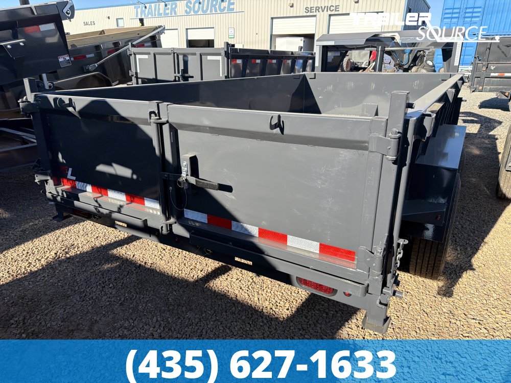 7x14 Lamar DT Gooseneck  15.7K GVW Dump