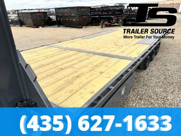 8.5x26 Lamar FA Gooseneck Deckover Tilt Trailer -  21K GVWR -