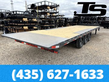 8.5x26 Lamar FA Gooseneck Deckover Tilt Trailer -  21K GVWR -
