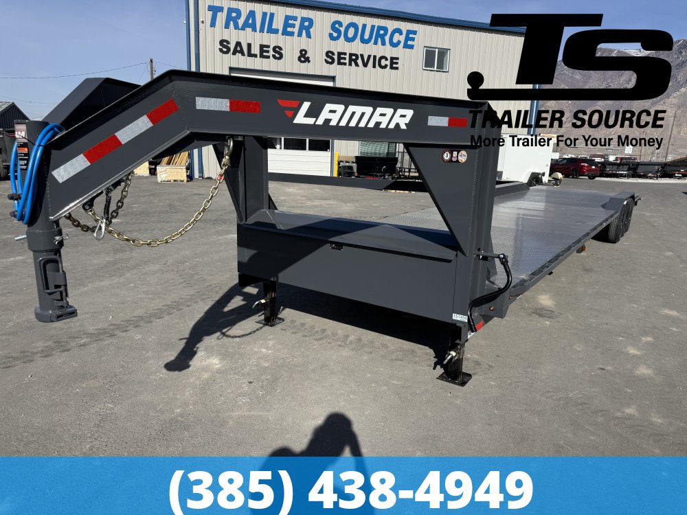 8.5x40 Lamar H8 Gooseneck Wide Body w/ Drive Over Fenders Equipment