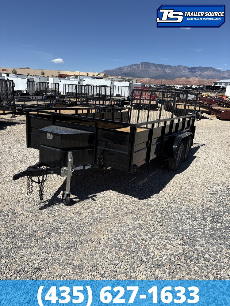 7x14 Echo Tandem Axle Landscape