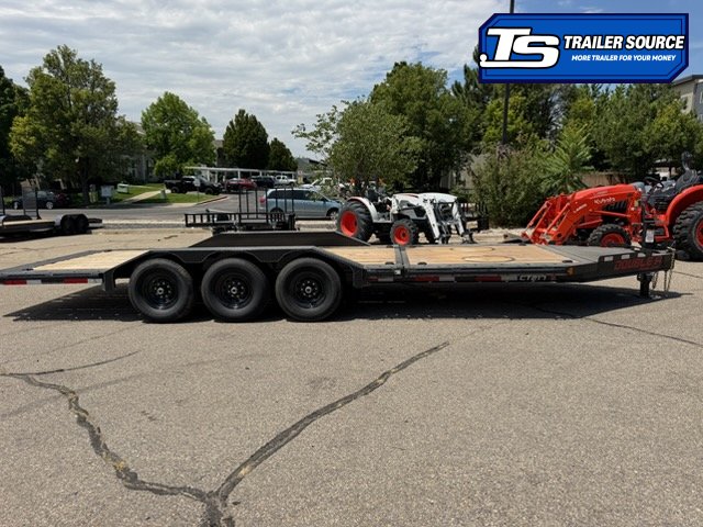 8.5x24 Double A Pro Series CT Tilt Trailer - 23K GVWR - I-Beam Frame, Torsion Axles, Wide Body w/ Drive Over Fenders