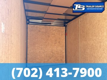 7x16 Look ST DLX Enclosed Cargo Trailer - 7'0" Interior - 7K GVWR - .080 PolyCor, 16" Cross Member Upgrade, Alloy Wheels, Black Out Package
