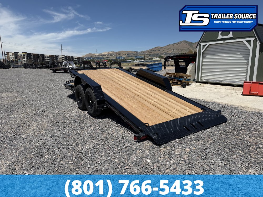 7x22 Double A Pro Series CT Tilt Trailer - 17.5K GVWR -