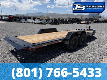 7x22 Double A Pro Series CT Tilt Trailer - 17.5K GVWR -