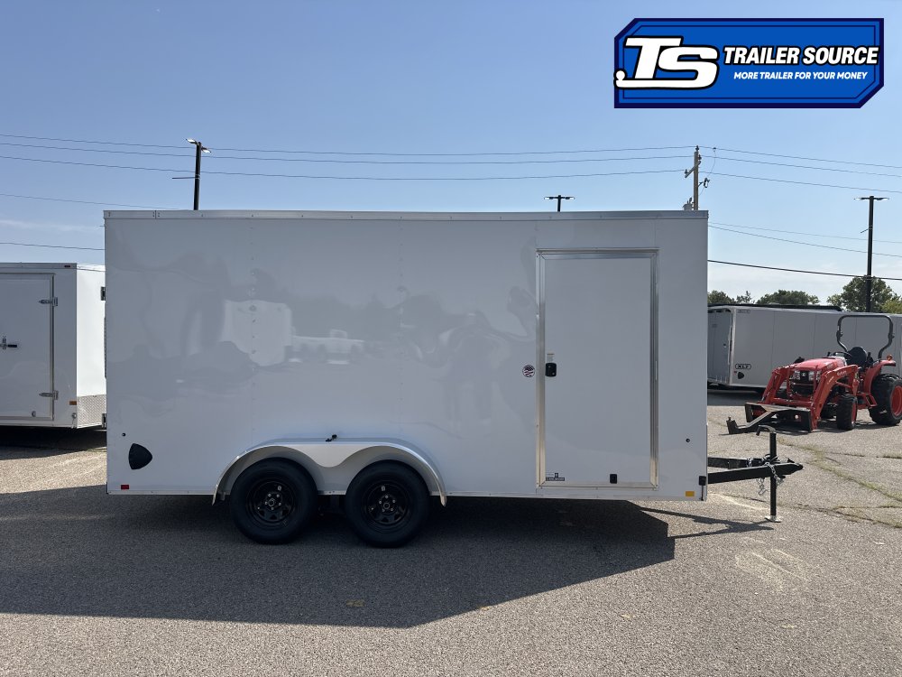 7x16 Look ST DLX Enclosed Cargo Trailer - 7'0" Interior - 7K GVWR - 16" Cross Member Upgrade, Ramp Door