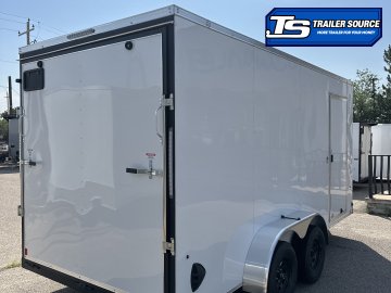 7x16 Look ST DLX Enclosed Cargo Trailer - 7'0" Interior - 7K GVWR - 16" Cross Member Upgrade, Ramp Door