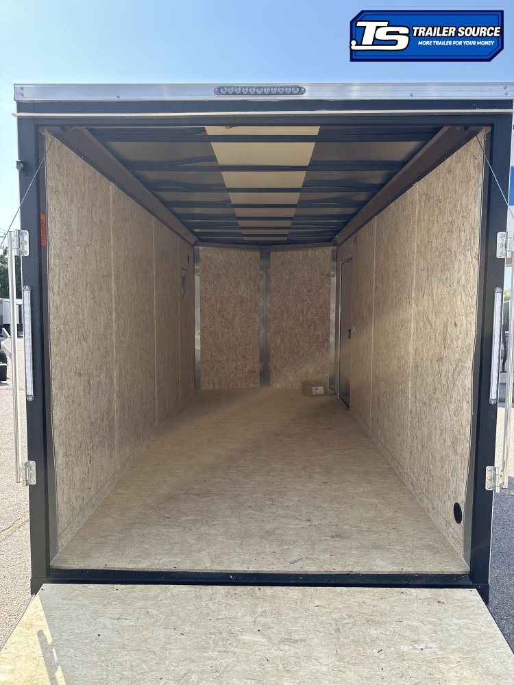 7x16 Look ST DLX Enclosed Cargo Trailer - 7'0" Interior - 7K GVWR - 16" Cross Member Upgrade, Ramp Door