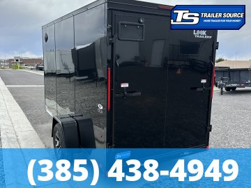6x12 Look ST DLX Enclosed Cargo Trailer - 6'6" Interior - 3.5K GVWR - .080 PolyCor, Alloy Wheels, Black Out Package, D-Rings, Stabilizer Jacks