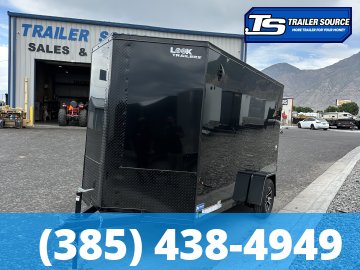 6x12 Look ST DLX Enclosed Cargo Trailer - 6'6" Interior - 3.5K GVWR - .080 PolyCor, Alloy Wheels, Black Out Package, D-Rings, Stabilizer Jacks