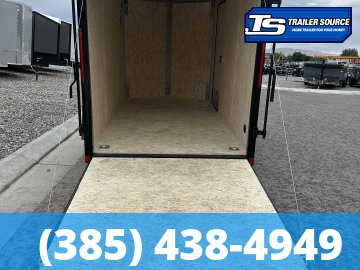 6x12 Look ST DLX Enclosed Cargo Trailer - 6'6" Interior - 3.5K GVWR - .080 PolyCor, Alloy Wheels, Black Out Package, D-Rings, Stabilizer Jacks
