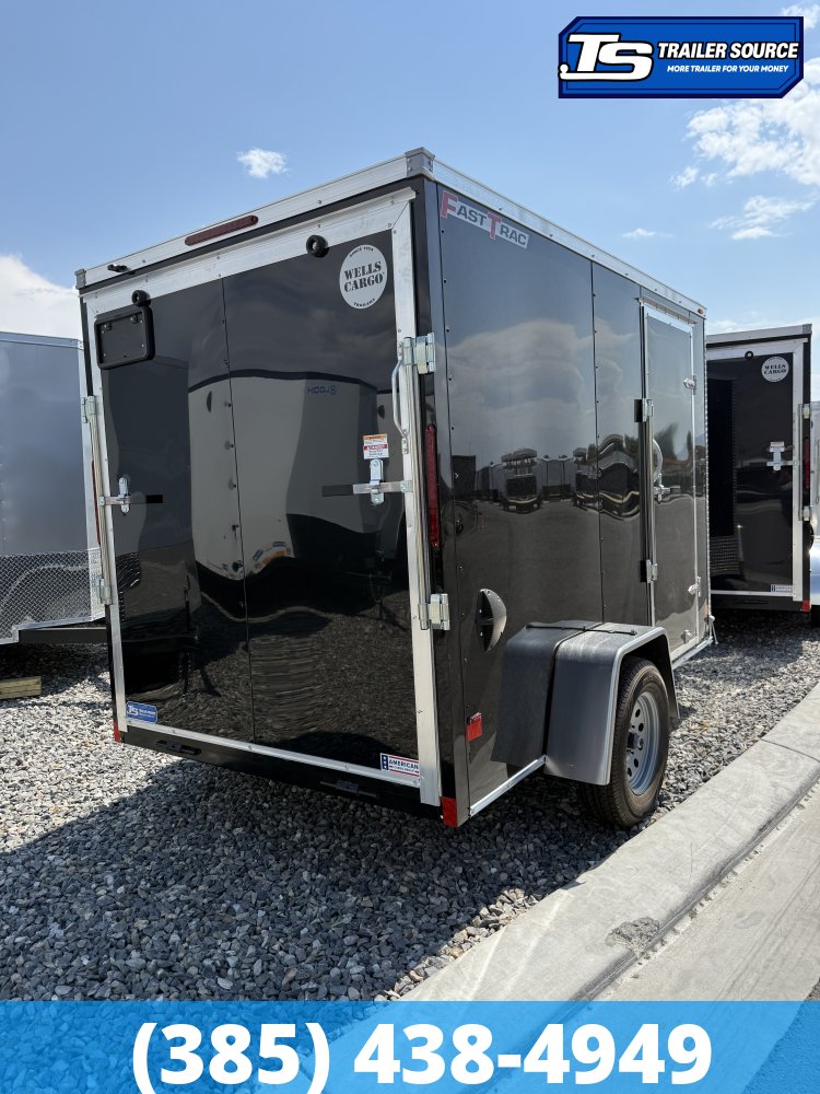 6x10 Wells Cargo FastTrac Enclosed Cargo Trailer - 6'6" Interior - 3.5K GVWR - .080 PolyCor