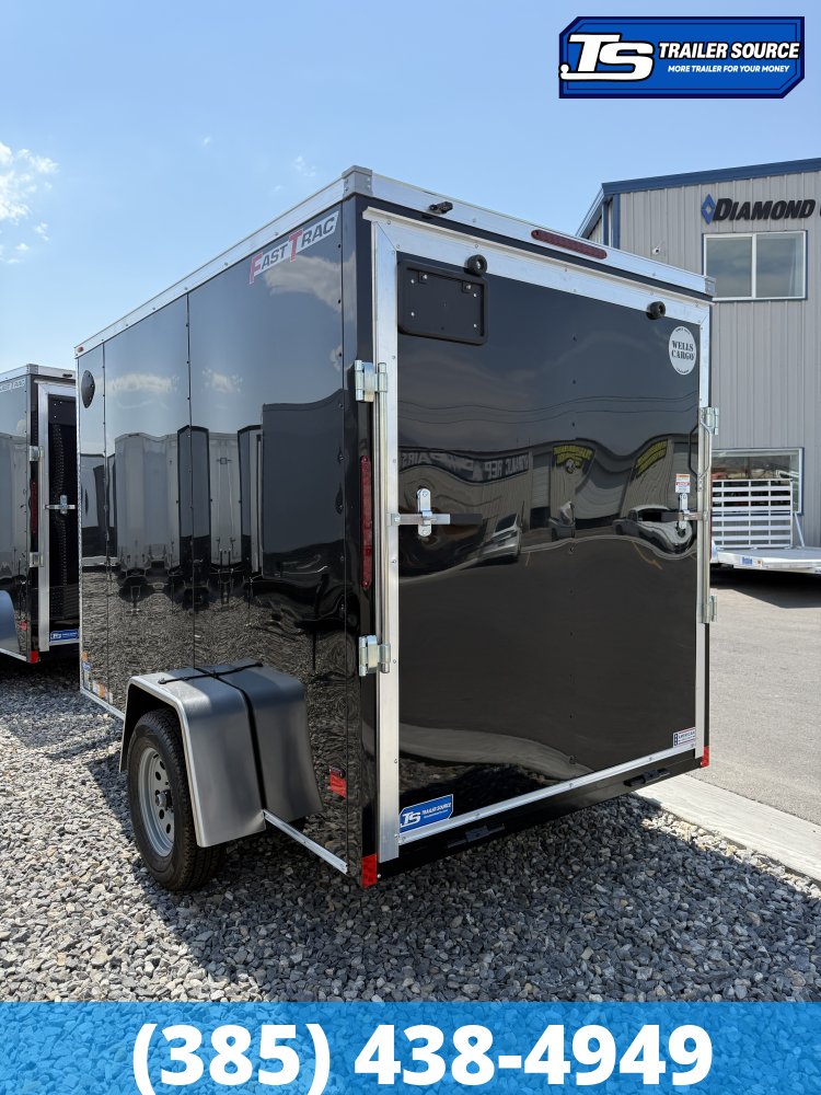 6x10 Wells Cargo FastTrac Enclosed Cargo Trailer - 6'6" Interior - 3.5K GVWR - .080 PolyCor