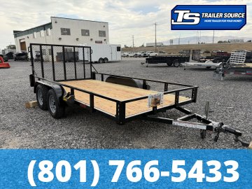 7x14 Echo EA-14-15T Utility Trailer - 7K GVWR - Tire Chocks