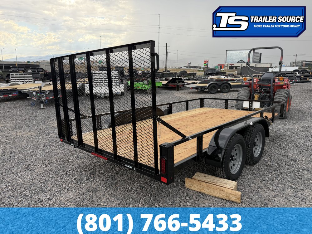7x14 Echo EA-14-15T Utility Trailer - 7K GVWR - Tire Chocks