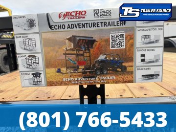 7x14 Echo EA-14-15T Utility Trailer - 7K GVWR - Tire Chocks