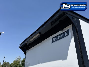 8.5x24 Haulmark Edge Enclosed Car Hauler Trailer - 7'10" Interior - 14K GVWR - .080 PolyCor, Black Out Package