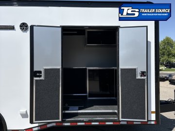 8.5x24 Haulmark Edge Enclosed Car Hauler Trailer - 7'10" Interior - 14K GVWR - .080 PolyCor, Black Out Package