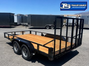 7x14 Echo EA-14-15T Utility Trailer - 7K GVWR - Tire Chocks