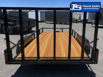 7x14 Echo EA-14-15T Utility Trailer - 7K GVWR - Tire Chocks