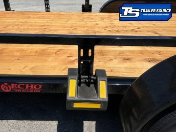 7x14 Echo EA-14-15T Utility Trailer - 7K GVWR - Tire Chocks