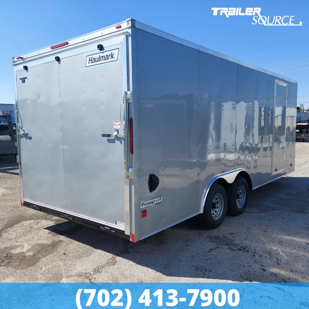 8.5x20 Haulmark Passport 7'0" Interior 10K Tandem Axle Enclosed Cargo Trailer