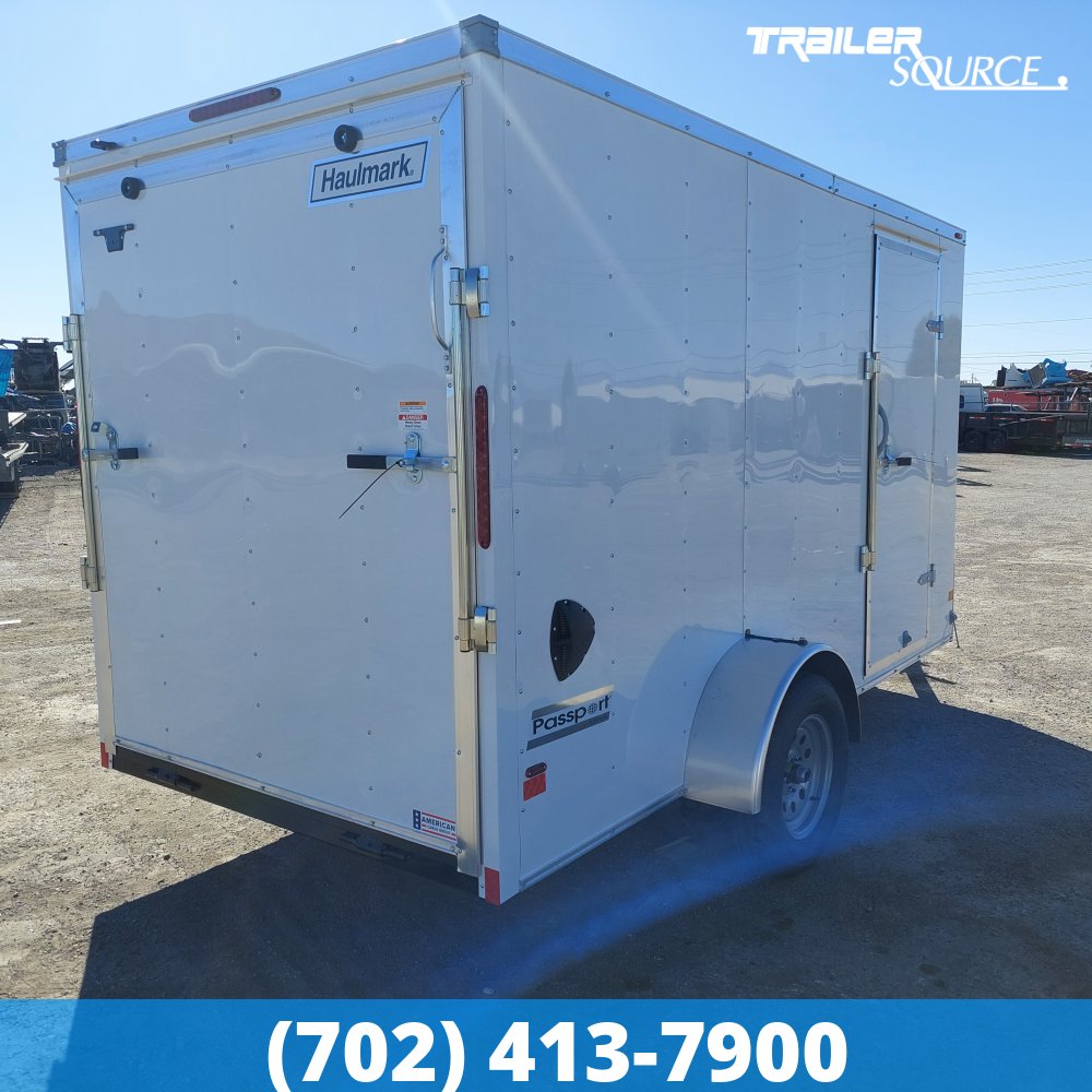 6x12 Haulmark Passport 6'6" Interior Single Axle Enclosed Cargo