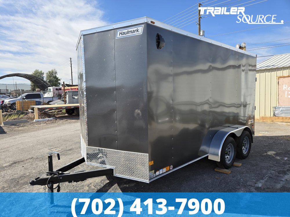 7x14 Haulmark Passport DELUXE 7'0" Interior 7K Tandem Axle Enclosed Cargo Trailer