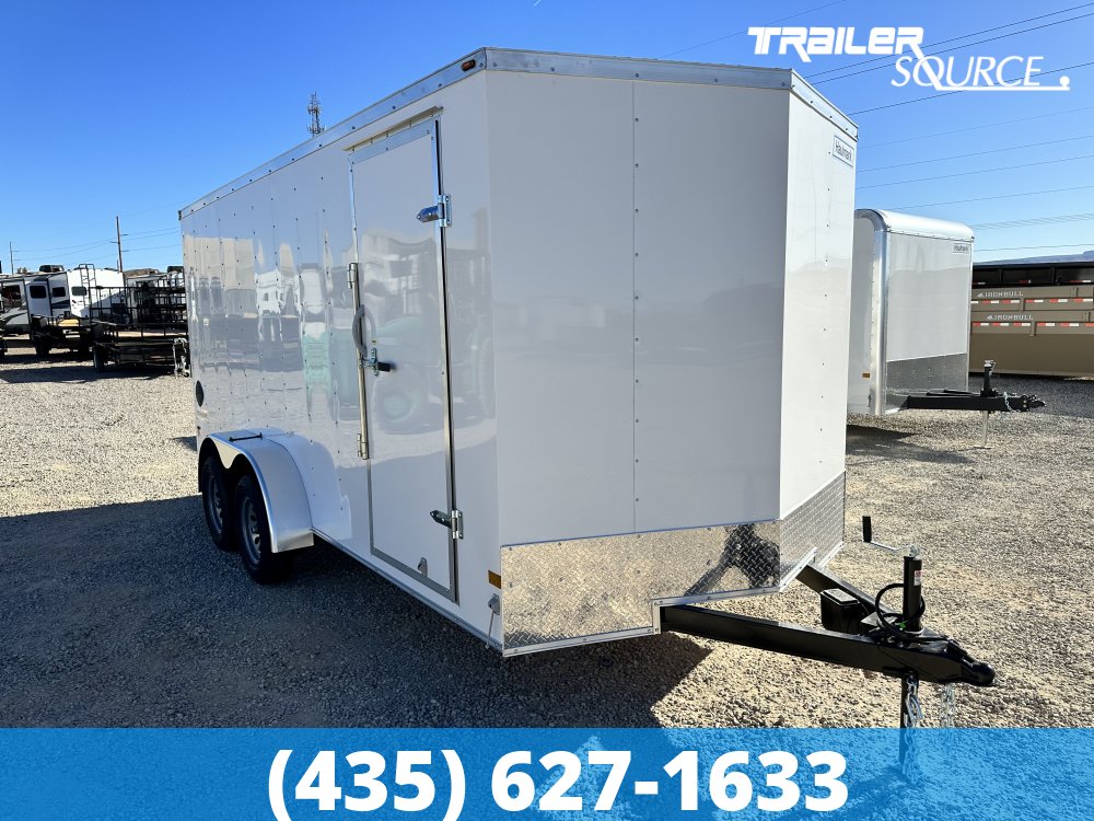 7x16 Haulmark Passport 6'6" Interior 7K Tandem Axle Enclosed Cargo Trailer