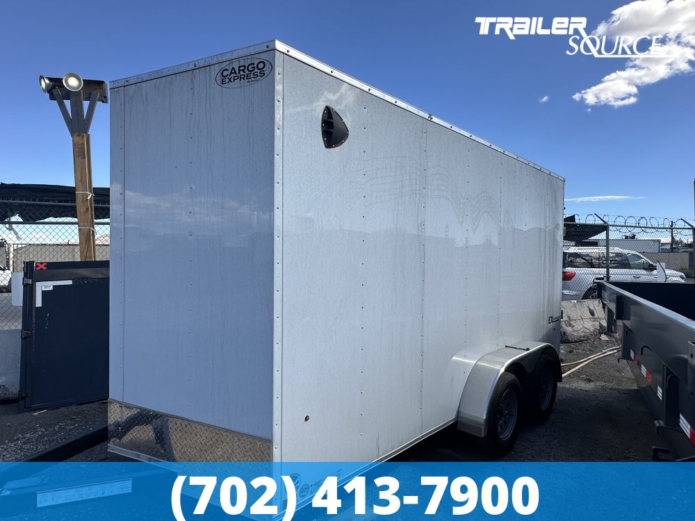 Scratch n Dent 7x14 Cargo Express EX Series DLX 7K Tandem Axle Enclosed Cargo