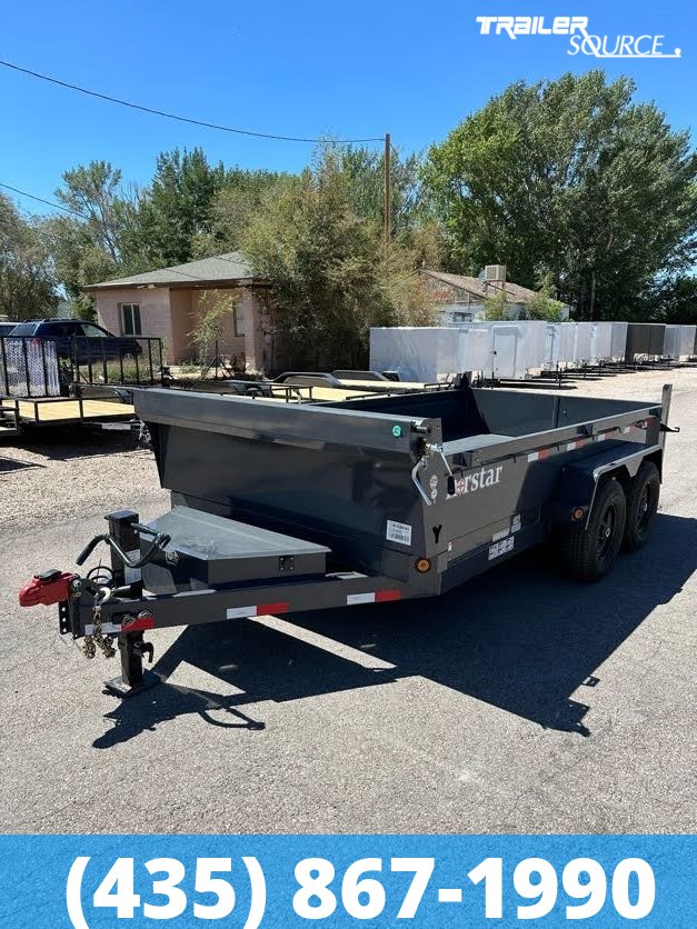 7x14 Norstar Iron Bull DCB 20" Sides 14K Dump Trailer