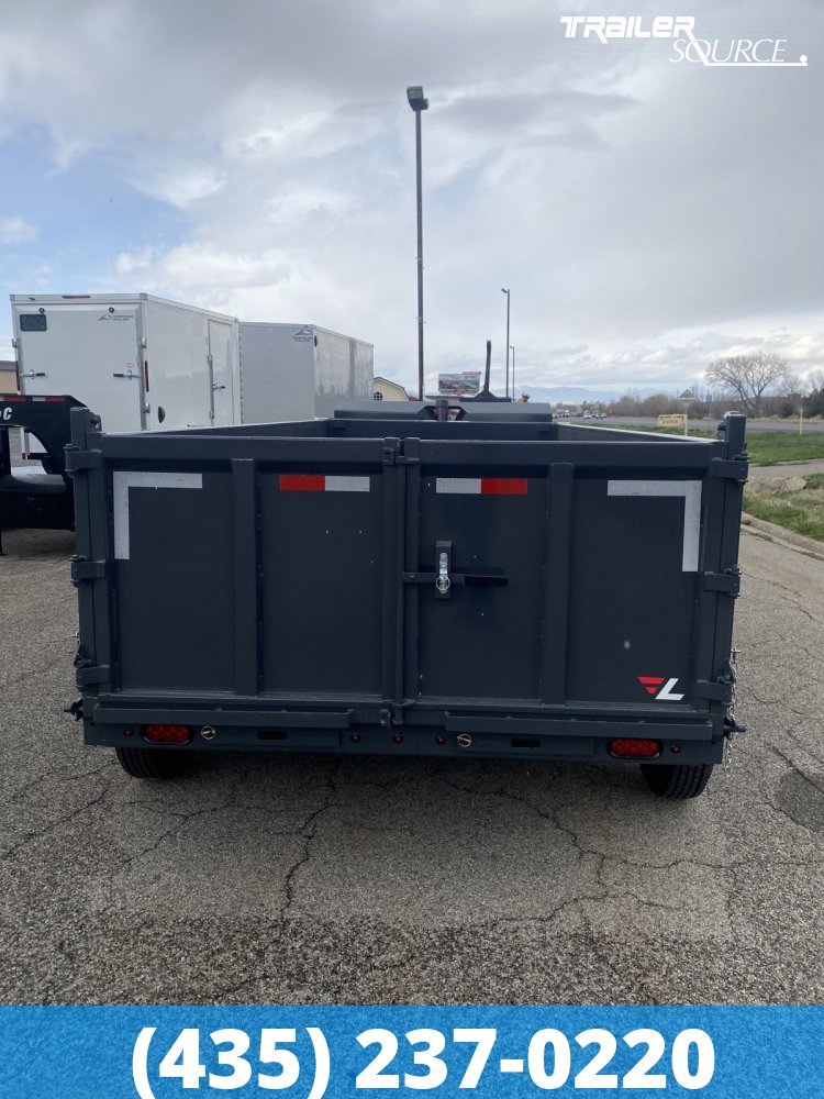 7x16 Lamar DT Telescoping Gooseneck Dump 36" Sides 21K Dump Trailer