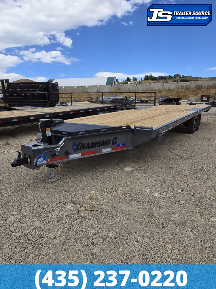8.5x26 Diamond C DEC 208 Deckover Equipment Trailer -  18K GVWR -