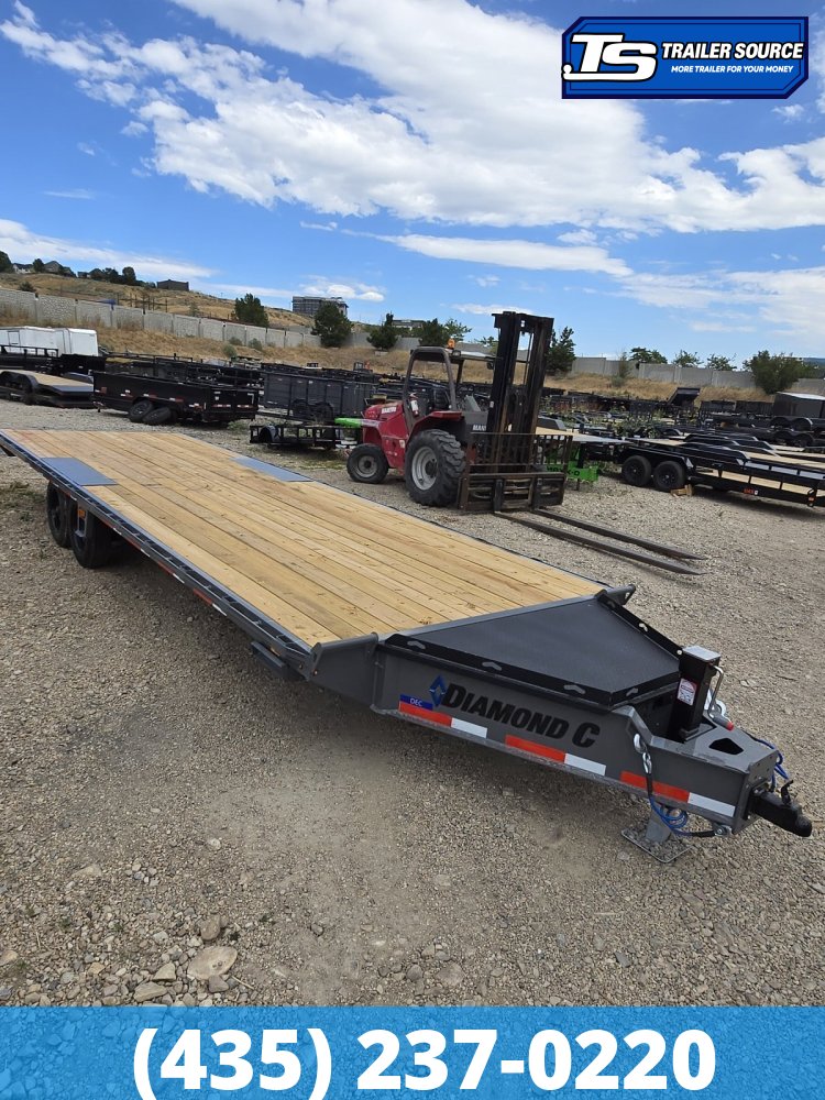 8.5x26 Diamond C DEC 208 Deckover Equipment Trailer -  18K GVWR -