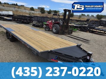 8.5x26 Diamond C DEC 208 Deckover Equipment Trailer -  18K GVWR -