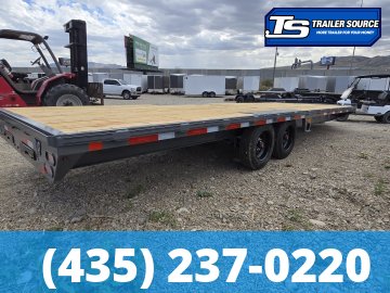 8.5x26 Diamond C DEC 208 Deckover Equipment Trailer -  18K GVWR -
