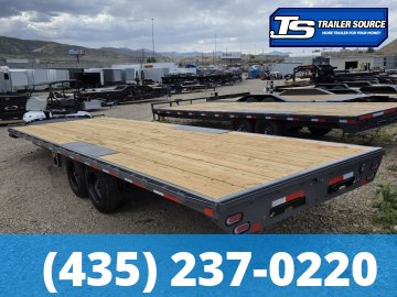 8.5x26 Diamond C DEC 208 Deckover Equipment Trailer -  18K GVWR -