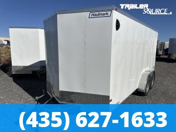 7x16 Haulmark Passport 6'6" Interior 7K Tandem Axle Enclosed Cargo Trailer