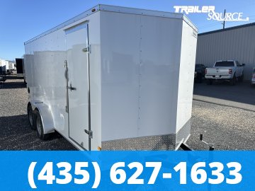 7x16 Haulmark Passport 6'6" Interior 7K Tandem Axle Enclosed Cargo Trailer