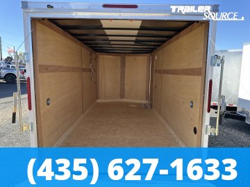 7x16 Haulmark Passport 6'6" Interior 7K Tandem Axle Enclosed Cargo Trailer