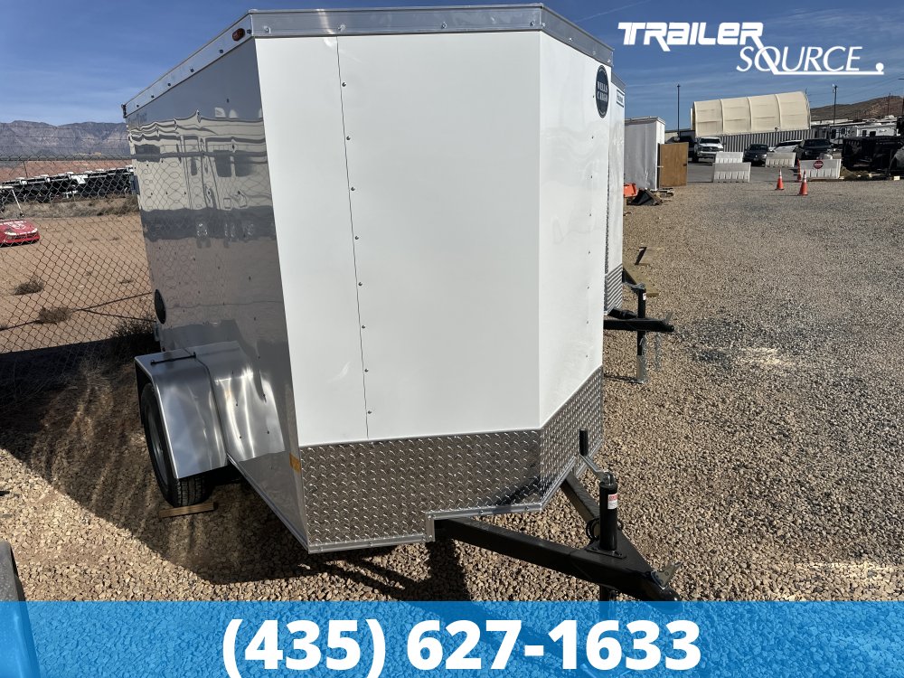 5x8 Wells Cargo FastTrac 5'6" Interior Single Axle Enclosed Cargo