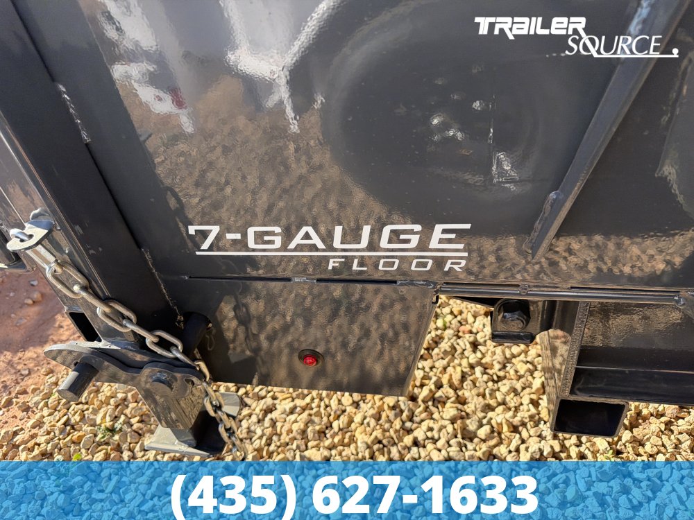 7x14 Lamar DT Gooseneck  15.7K GVW Dump