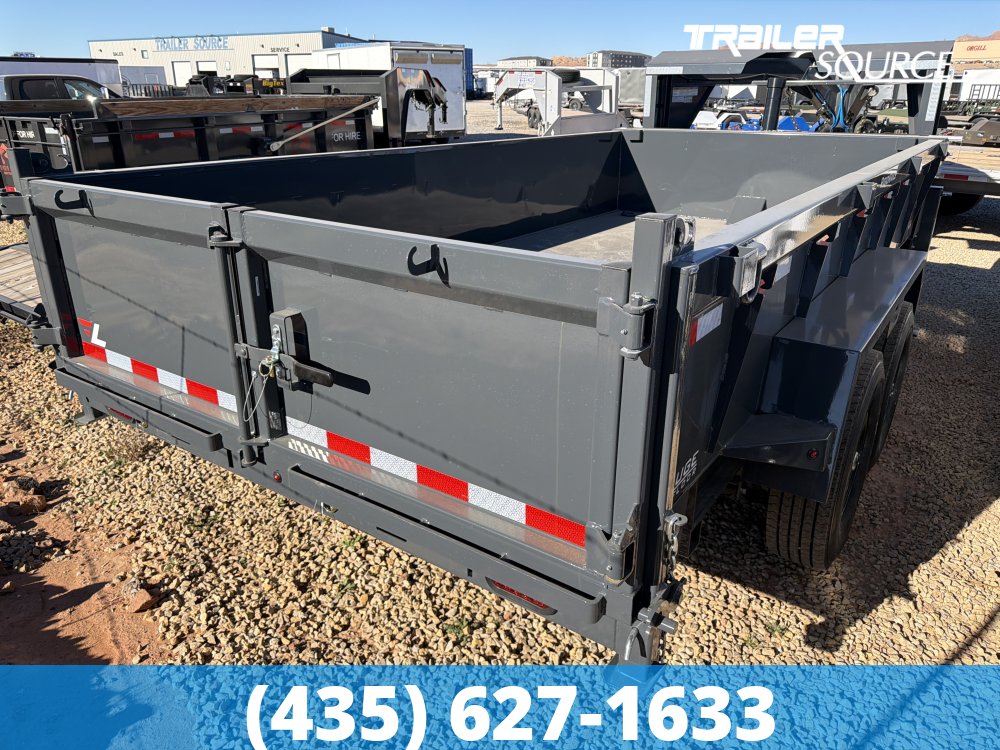 7x14 Lamar DT Gooseneck  15.7K GVW Dump