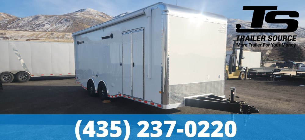 8.5x24 American Hauler Silver Hawk Enclosed Car Hauler