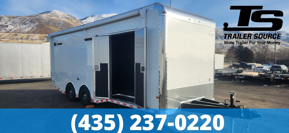 8.5x24 American Hauler Silver Hawk Enclosed Car Hauler