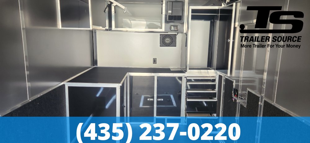 8.5x24 American Hauler Silver Hawk Enclosed Car Hauler