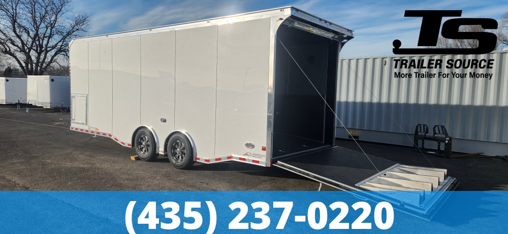 8.5x24 American Hauler Silver Hawk Enclosed Car Hauler