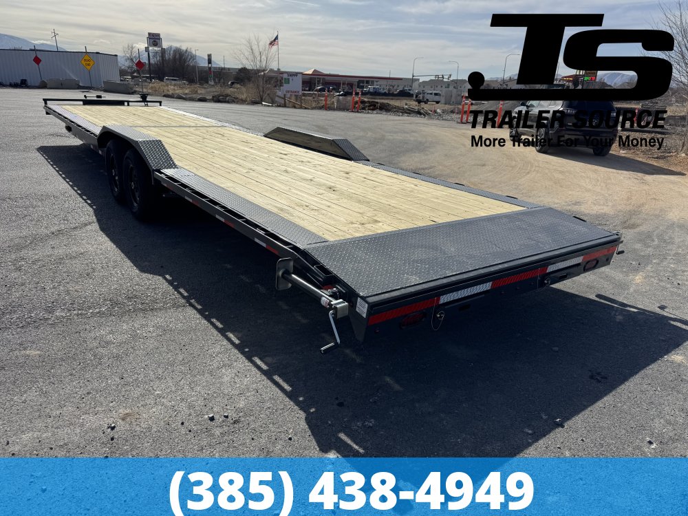 7x36 Lamar H8 Equipment Trailer - 14K GVWR - Spare Mount, Spare Tire, Tongue Box